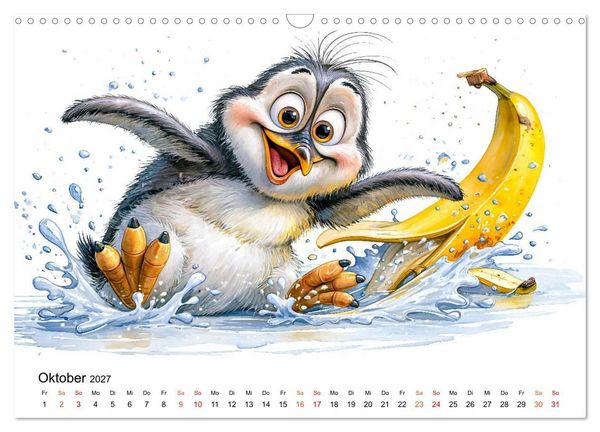 Produktbild: Tieralarm - Fell, Fun & Firlefanz (Wandkalender 2027 DIN A3 quer), CALVENDO Monatskalender
