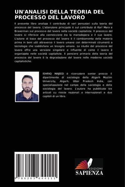Produktbild: Un'analisi Della Teoria Del Processo Del Lavoro