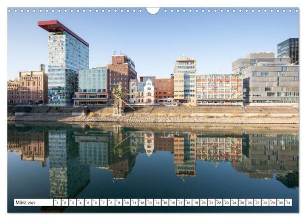 Produktbild: D&uuml;sseldorf - Momente einer Reise (Wandkalender 2027 DIN A3 quer), CALVENDO Monatskalender