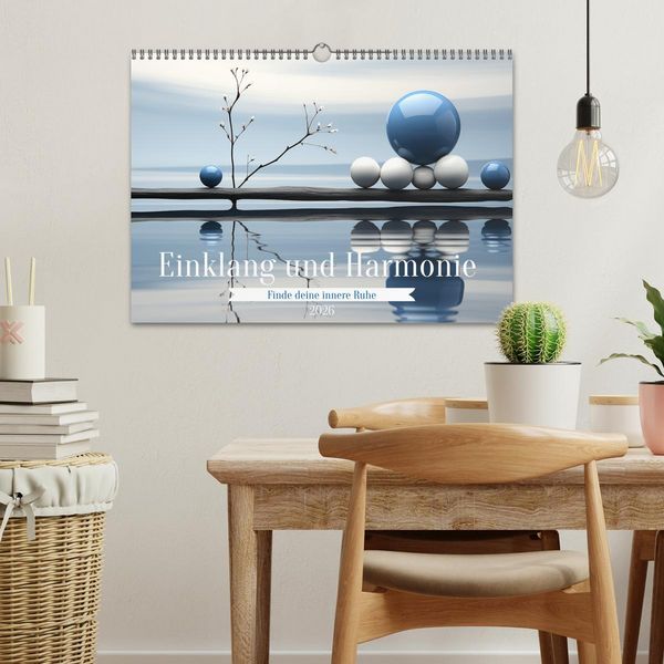 Produktbild: Einklang und Harmonie (Wandkalender 2026 DIN A3 quer), CALVENDO Monatskalender