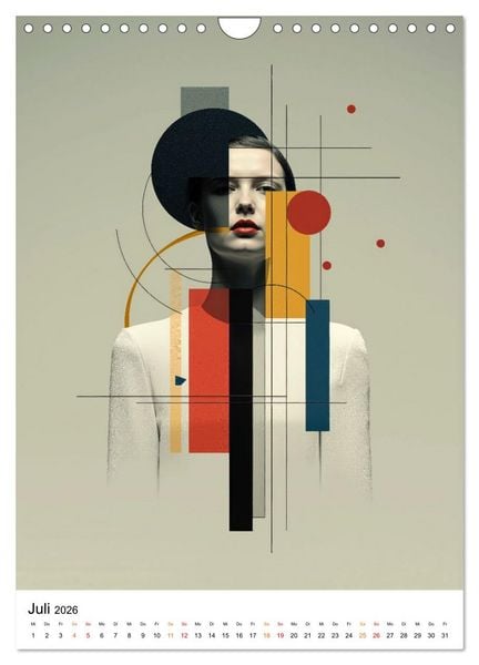 Produktbild: Bauhaus Re:Vision (Wandkalender 2026 DIN A4 hoch), CALVENDO Monatskalender