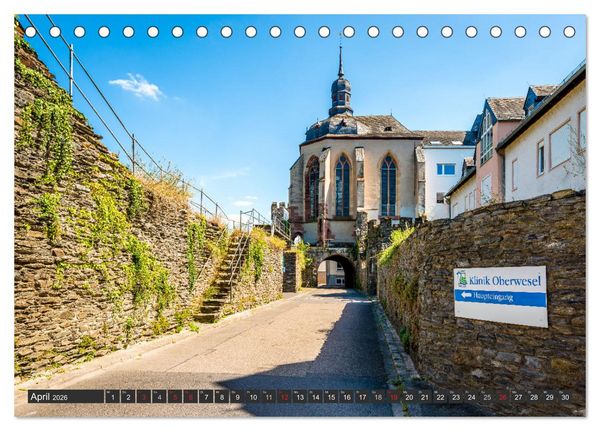 Produktbild: Oberwesel - Stadt der T&uuml;rme (Tischkalender 2026 DIN A5 quer), CALVENDO Monatskalender