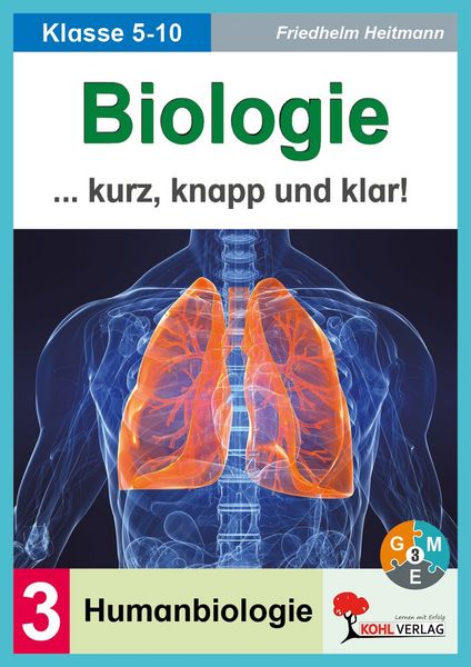 Produktbild: Biologie kurz, knapp und klar! / Band 3: Humanbiologie
