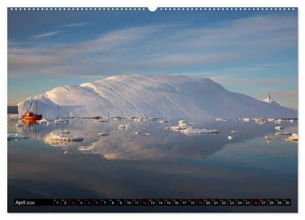 Produktbild: Ilulissat Eisfjord, Gr&ouml;nland. EIS - FORM UND LICHT (Wandkalender 2026 DIN A2 quer), CALVENDO Monatskalender