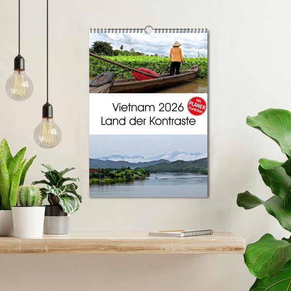 Produktbild: Vietnam 2026 Land der Kontraste (Wandkalender 2026 DIN A3 hoch), CALVENDO Monatskalender