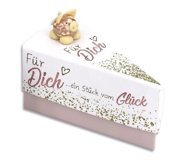Produktbild: Tortenst&uuml;ck Little Luck F&uuml;r Dich ... Ein St&uuml;ck vom Gl&uuml;ck!