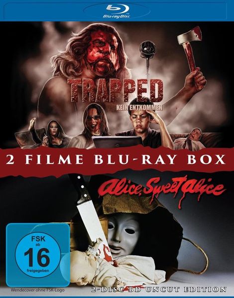 ALICE, SWEET ALICE + TRAPPED - Kein Entkommen - 2 Disc BD Uncut Horror Box [2 BRs]