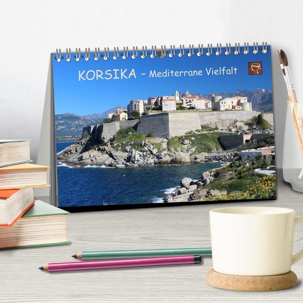 Produktbild: Korsika - Mediterrane Vielfalt (Tischkalender 2026 DIN A5 quer), CALVENDO Monatskalender