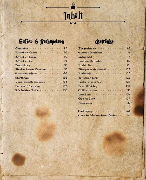 Produktbild: Gasthausrezepte f&uuml;r Harry Potter Fans