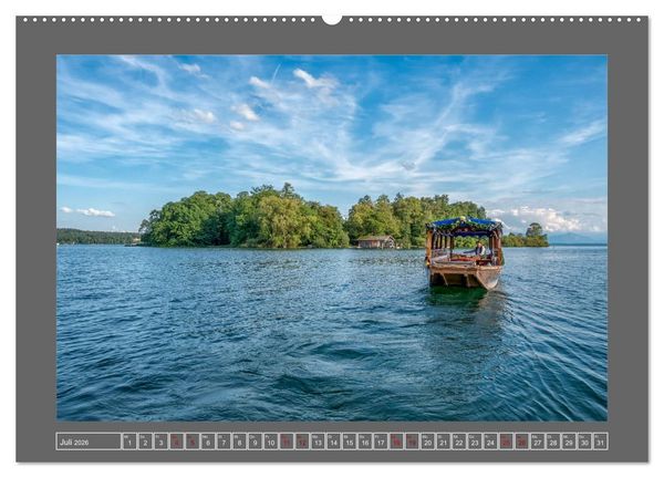 Produktbild: Impressionen vom Starnberger See II (hochwertiger Premium Wandkalender 2026 DIN A2 quer), Kunstdruck in Hochglanz