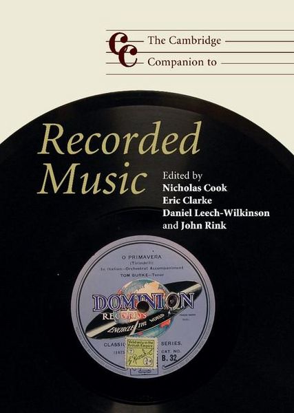 Produktbild: Cambridge Companion to Recorded Music