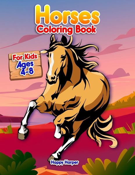 Produktbild: Horses Coloring Book
