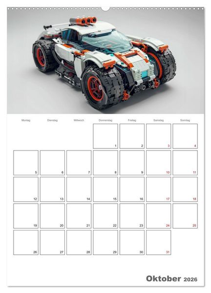 Produktbild: Gesteckte coole Flitzer (hochwertiger Premium Wandkalender 2026 DIN A2 hoch), Kunstdruck in Hochglanz