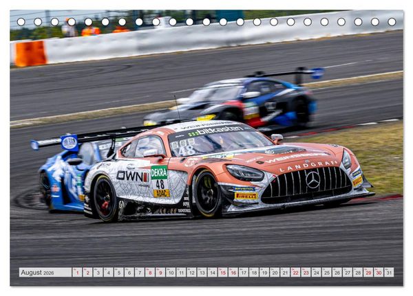 Produktbild: Schwaben Pfeile - STARS beim GT MASTERS (Tischkalender 2026 DIN A5 quer), CALVENDO Monatskalender
