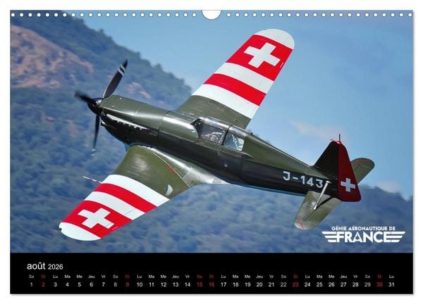 Produktbild: G&eacute;nie a&eacute;ronautique de France (Calendrier mural 2026 DIN A3 vertical), CALVENDO calendrier mensuel
