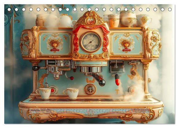 Produktbild: Dein Kaffeegenuss (Tischkalender 2026 DIN A5 quer), CALVENDO Monatskalender