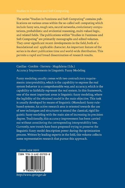 Produktbild: Accuracy Improvements in Linguistic Fuzzy Modeling
