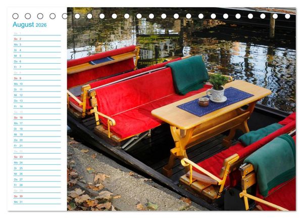 Produktbild: Wundersch&ouml;ner Spreewald (Tischkalender 2026 DIN A5 quer), CALVENDO Monatskalender