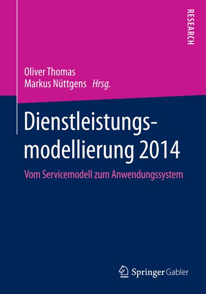 Produktbild: Dienstleistungsmodellierung 2014
