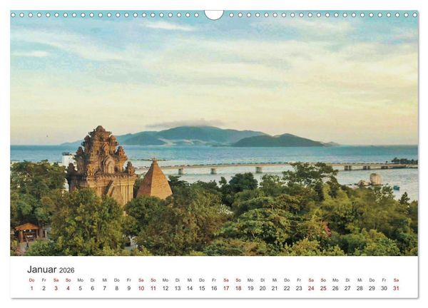 Produktbild: Vietnam - Das beeindruckende Land am Pazifik. (Wandkalender 2026 DIN A3 quer), CALVENDO Monatskalender