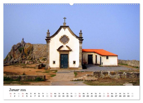 Produktbild: Jakobsweg - Camino Portugues (Wandkalender 2026 DIN A2 quer), CALVENDO Monatskalender