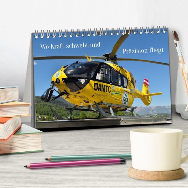 Produktbild: Wo Kraft schwebt und Pr&auml;zision fliegt (Tischkalender 2027 DIN A5 quer), CALVENDO Monatskalender