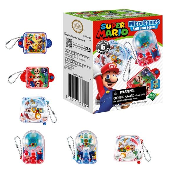 Produktbild: EPOCH Games 7634 - Super Mario BB Schl&uuml;sselanh&auml;nger Mini Spiel