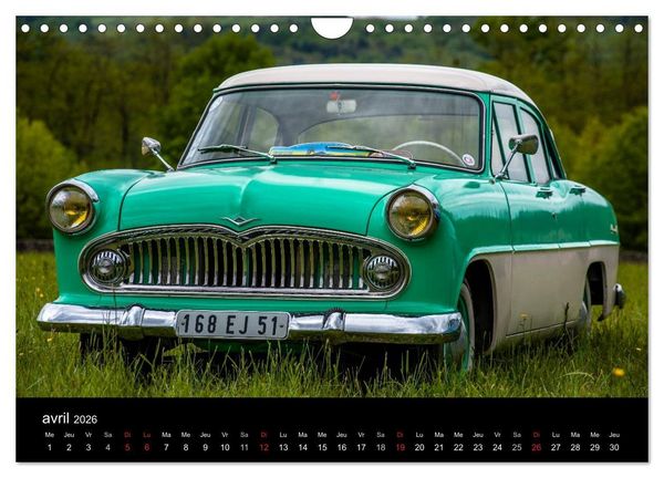 Produktbild: AUTO MOBILE (Calendrier mural 2026 DIN A4 vertical), CALVENDO calendrier mensuel