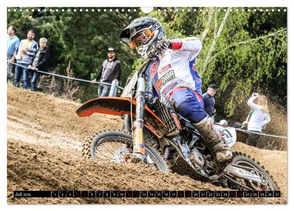 Produktbild: Motocross Racing 2026 (Wandkalender 2026 DIN A3 quer), CALVENDO Monatskalender