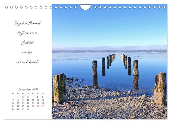 Produktbild: Der Atem der Stille - Achtsame Augenblicke in der Natur (Wandkalender 2026 DIN A4 quer), CALVENDO Monatskalender