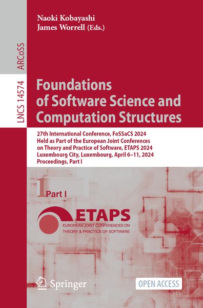 Produktbild: Foundations of Software Science and Computation Structures