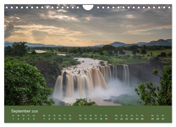 Produktbild: &Auml;thiopien Landschaften der Gegens&auml;tze (Wandkalender 2026 DIN A4 quer), CALVENDO Monatskalender