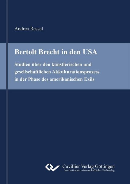 Produktbild: Bertolt Brecht in den USA