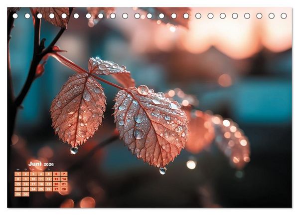 Produktbild: Herbstgefl&uuml;ster - Farben, die vom Wind erz&auml;hlen (Tischkalender 2026 DIN A5 quer), CALVENDO Monatskalender