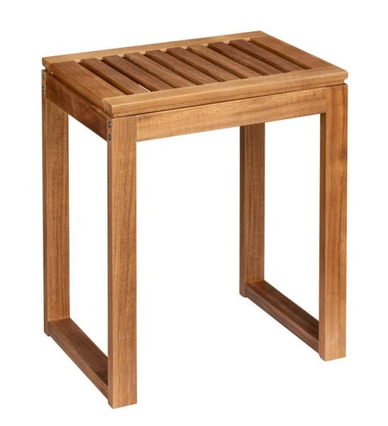 Produktbild: Badhocker Mod. Fondi, aus massivem Akazienholz