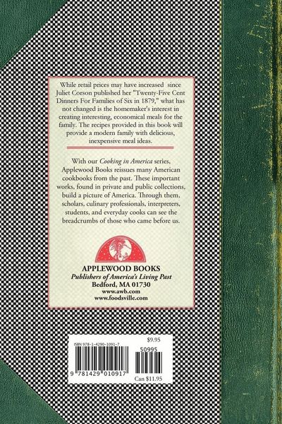 Produktbild: Twenty-Five Cent Dinners for Familes of Six