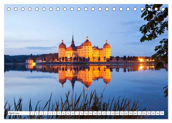 Produktbild: Die deutschen Bundesl&auml;nder - Sachsen (Tischkalender 2026 DIN A5 quer), CALVENDO Monatskalender