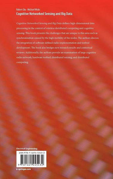 Produktbild: Cognitive Networked Sensing and Big Data