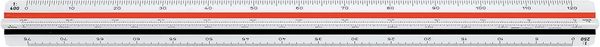 Produktbild: ARISTO College Dreikantma&szlig;stab (B), 1:100:200:250:300:400:500Ecoblister