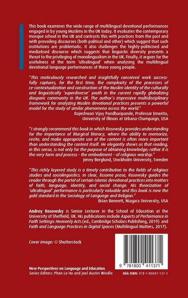 Produktbild: The Performance of Multilingual and 'Ultralingual' Devotional Practices by Young British Muslims