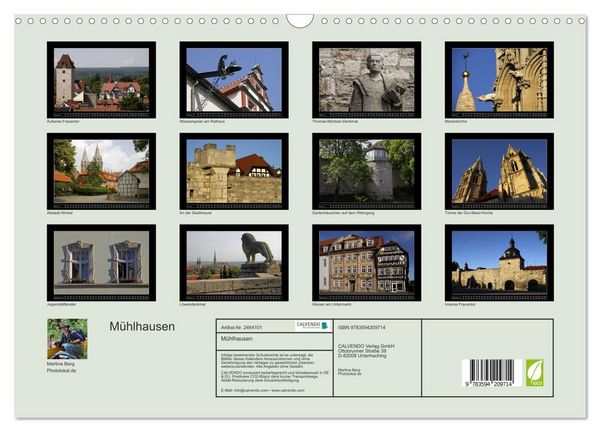 Produktbild: M&uuml;hlhausen (Wandkalender 2027 DIN A3 quer), CALVENDO Monatskalender