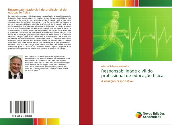Produktbild: Responsabilidade civil do profissional de educa&ccedil;&atilde;o f&iacute;sica