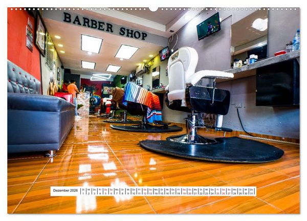 Produktbild: Friseursalons rund um den Globus (hochwertiger Premium Wandkalender 2026 DIN A2 quer), Kunstdruck in Hochglanz