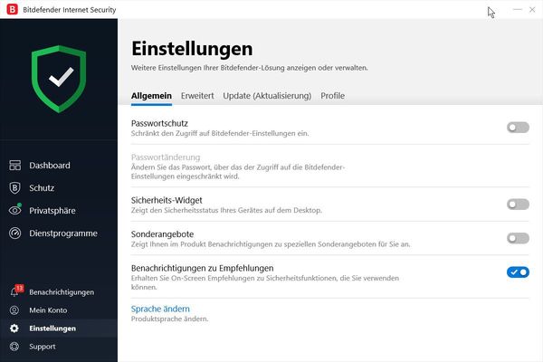 Bitdefender Internet Security (10 Geräte I 18 Monate) (CIAB)