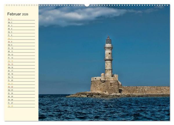 Produktbild: Leuchtt&uuml;rme - maritime Wegweiser weltweit (Wandkalender 2026 DIN A2 quer), CALVENDO Monatskalender