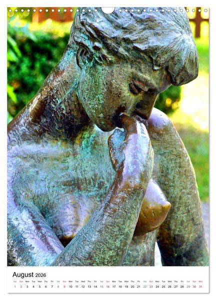 Produktbild: Baltic Beauties - Erotic sculptures on the Baltic coast (Wall Calendar 2026 DIN A3 portrait), CALVENDO 12 Month Wall Calendar