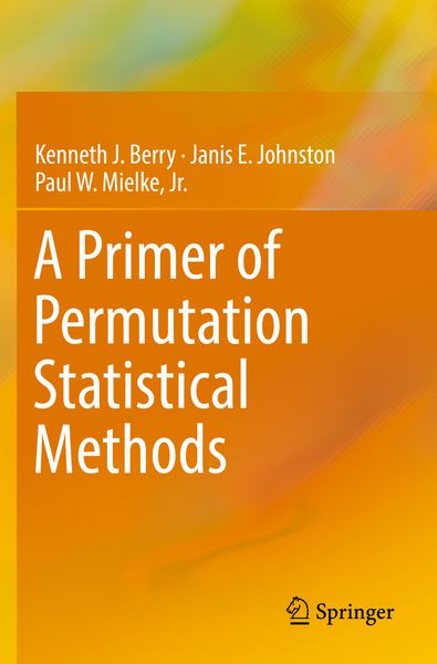 Produktbild: A Primer of Permutation Statistical Methods