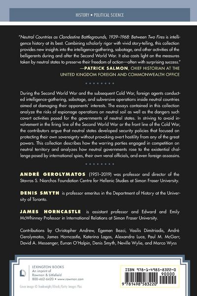 Produktbild: Neutral Countries as Clandestine Battlegrounds, 1939-1968