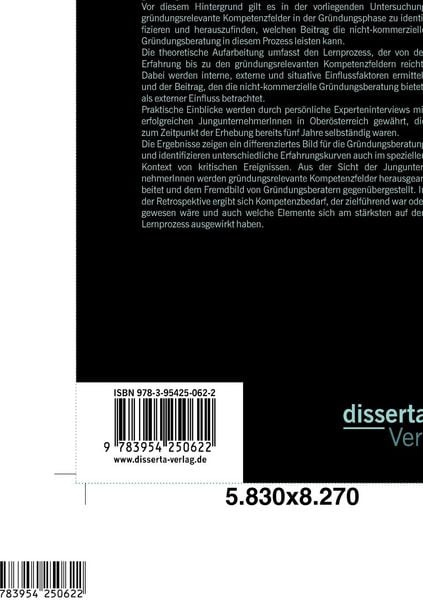 Produktbild: Lernprozesse in der Gr&uuml;ndungsphase: Eine empirische Analyse von Kleinunternehmen