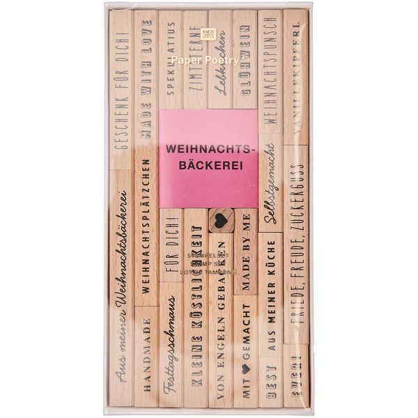Produktbild: Stempelset Weihnachtsb&auml;ckerei 23 Stk